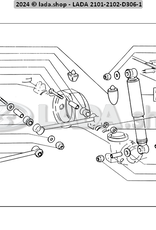 Original LADA 0000-1006105011, Self-locking nut M12x1.25