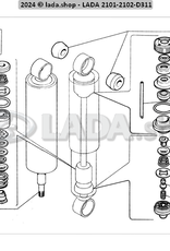 Original LADA 2101-2905614, plaat ring