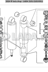 Original LADA 2101-2905630-20, By-pass valve spring