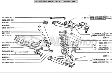 1D301 Suspensao frontal