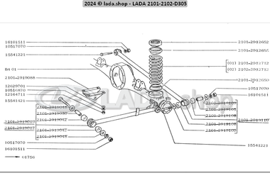 1D305 Achterophanging