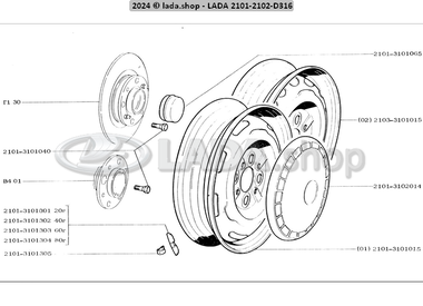 1D316 Roues