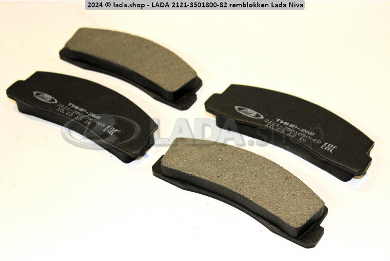 Original LADA 2121-3501800-82, Brake pads set (4) Lada Niva 4x4