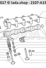 Original LADA 2101-1007012-01, Valvula de escape