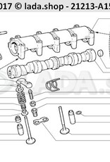 Original LADA 2101-1007012-01, Valvula de escape
