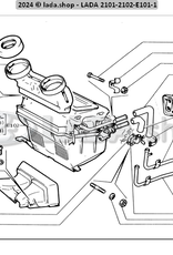 Original LADA 2101-8102120, Tuyau air