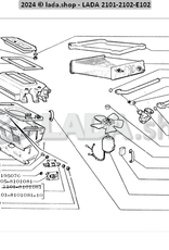 Original LADA 2101-8101150, Heizungshahn