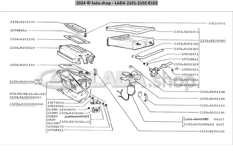 Original LADA 2101-8101150, Heizungshahn