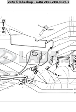 Original LADA 2103-3726450, Relay for headlight PC527 / RS527