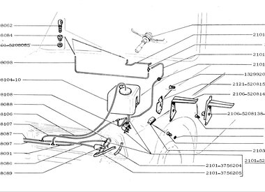 1E107 1 Windshield and headlamp washer