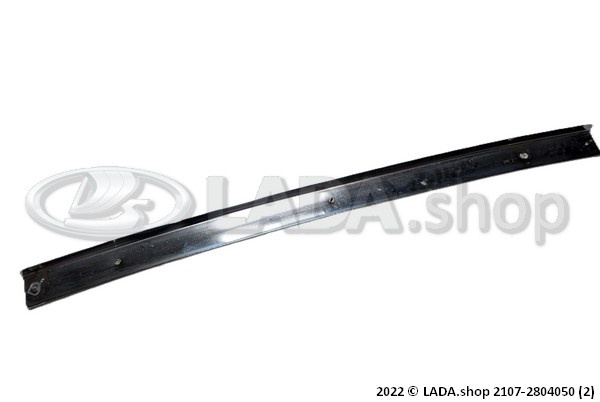 Original LADA 2107-2804050, Achterbumper metaal afdekplaat chrome OEM LADA 2107