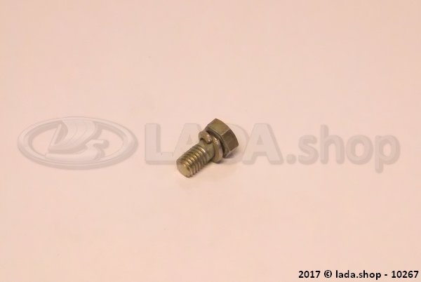 Original LADA 0000-1003820021, Tornillo M5x10 con arandela elástica