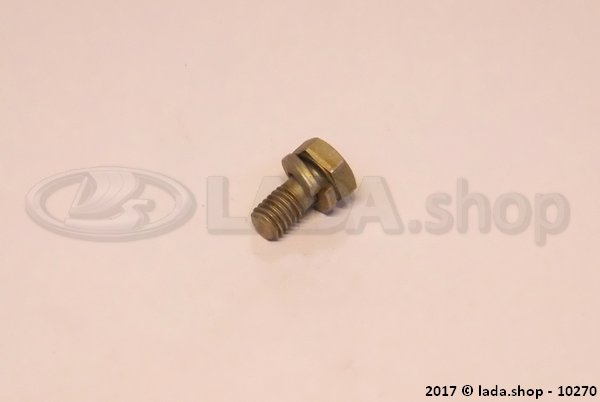 Original LADA 0000-1003824121, Bolt M6x12 w/spring washer