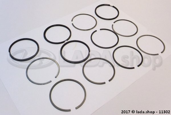 Original LADA 2101-1000100-10, Juego de anillos 76.0