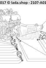 Original LADA 2101-1001045, Silentbloc arrière