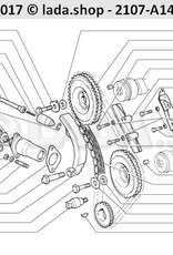 Original LADA 2101-1006082, Gasket. tensioner