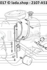 Original LADA 2101-1014218, Stud bevestiging