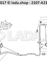 Original LADA 2101-1104070, Hose 120 mm