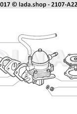 Original LADA 2101-1106171, Gasket 1.2 mm