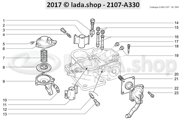 Original LADA 2101-1107316, Jet d’air