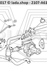 Original LADA 2101-1303017, Gasket