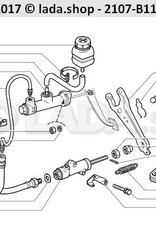 Original LADA 2101-1601200, Fourchette de débrayage