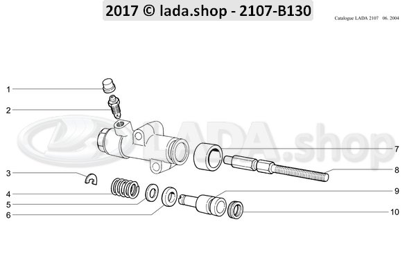 Original LADA 2101-1602511, Arandela de apoyo