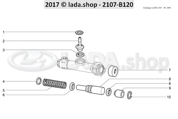 Original LADA 2101-1602546, Piston