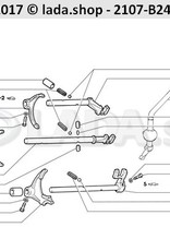 Original LADA 2101-1702024, Forquilha Selectora. 1 / 2