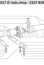 Original LADA 2101-2201107, Boulon Fixation Bride