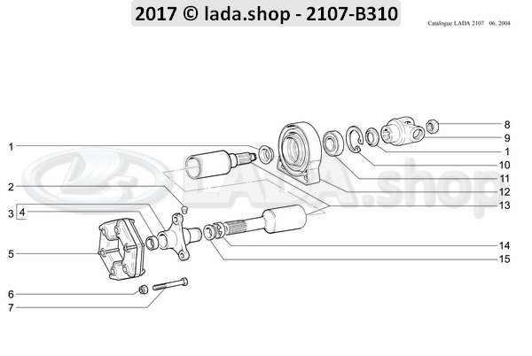 Original LADA 2101-2202120, Collarin elastico