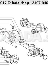 Original LADA 2101-2401065, Afsluitring