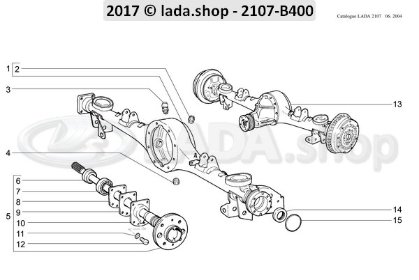 Original LADA 2101-2401065, Bague d'étanchéité