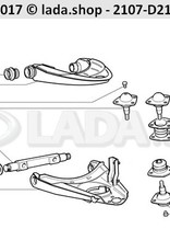 Original LADA 2101-2904021-01, Querlenker Unten Lin
