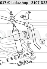 Original LADA 2101-2905402-06, Amortisseur avant