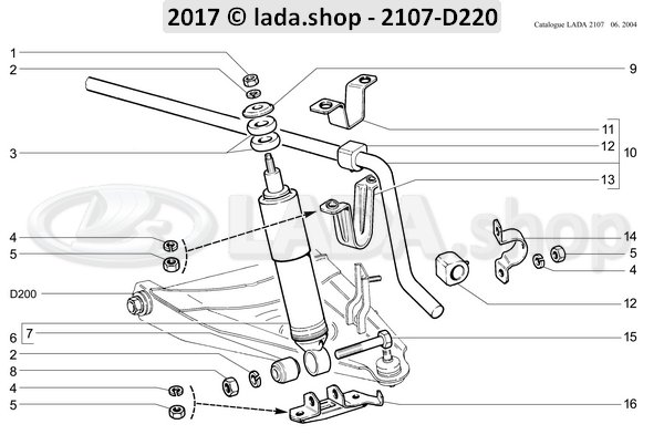 Original LADA 2101-2906048, Retainer. flexible. RH