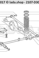 Original LADA 2101-2912650, Junta inferior