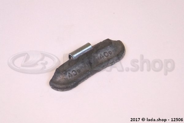 Original LADA 2101-3101301-40, Wheel weights 40 gm