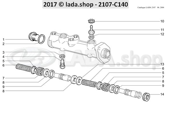 Original LADA 2101-3505032, Seat spring