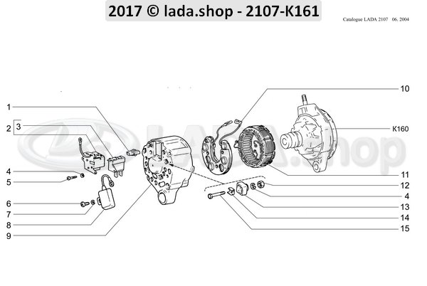 Original LADA 2101-3701342, Plate
