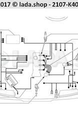 Original LADA 2101-3707080-82, Ignition kabelset