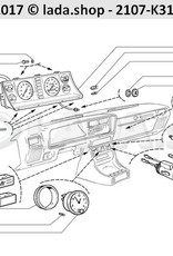 Original LADA 2101-3714300, dashboardkastje licht