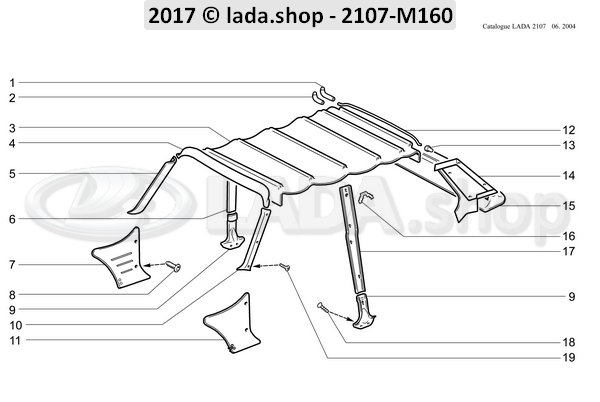 Original LADA 2101-5004096, Bush hoepel