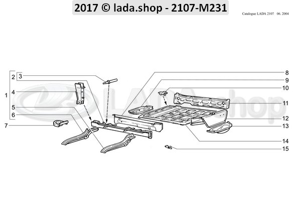 Original LADA 2101-5101171, Suporte De Cinto