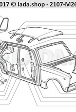 Original LADA 2101-6106128, plaat lager