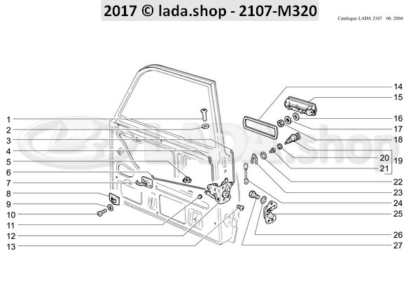 Original LADA 2101-6205127, Washer. lock