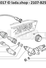 Original LADA 2103-3802610, Snelheidsmeter aandrijfas 968 mm