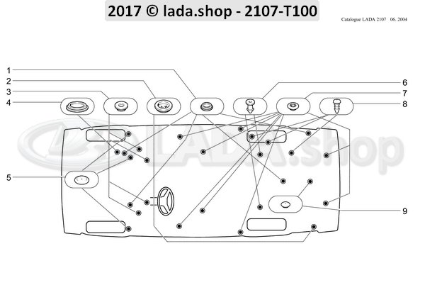 Original LADA 2103-5002094, Plug