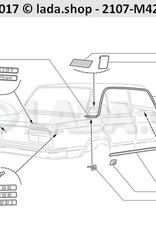 Original LADA 2103-5701046, Plaque