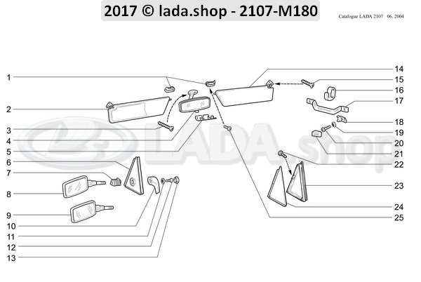 Original LADA 2103-8202020, Rahmen